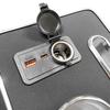 CGP Center Console for Atrai and Hijet Cargo Drink Smartphone USB Cigarette Lighter S700V/S710V, Holder, Holder, PD, USB-C, USB-A, Socket,