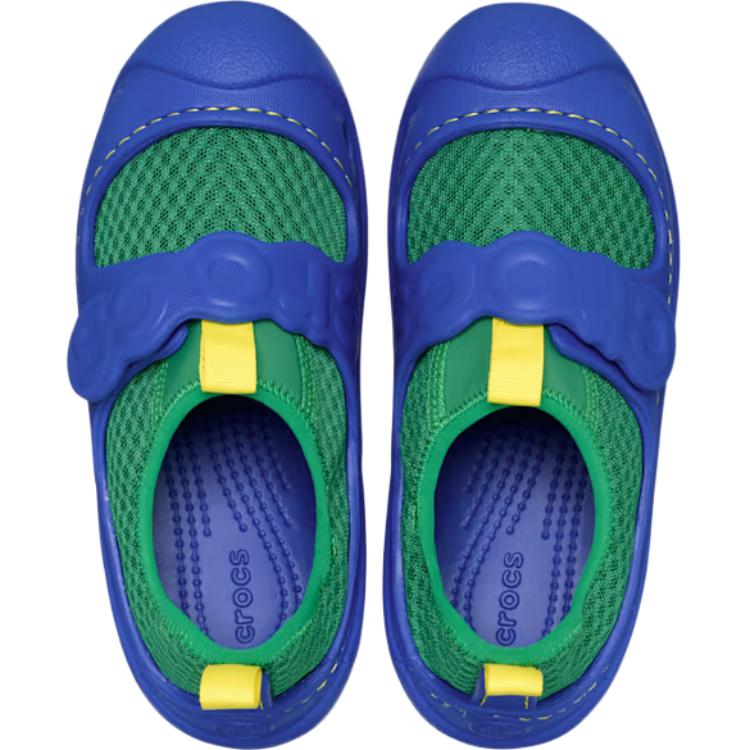 Crocs Swiftwater Splash Bequeme Vielseitige Rutschfeste Langlebige Low-Top Walking Schuhe Babyschuhe Blau Grün 210620-3WH