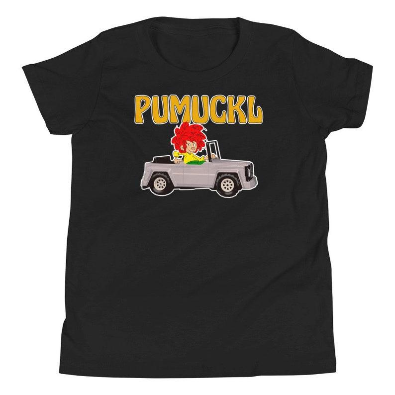 80s retro vintage nostalgia cartoon Pumuckl Auto Car Zeichentrick Youth Short Sleeve T-Shirt 110