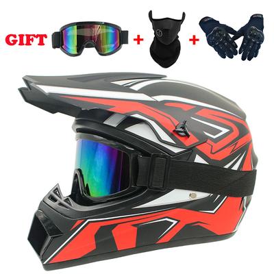 Terénní helma Motocyklová HELMA Horské kolo Celopřilba Jezdecká helma Four Seasons Motocyklová helma do terénu