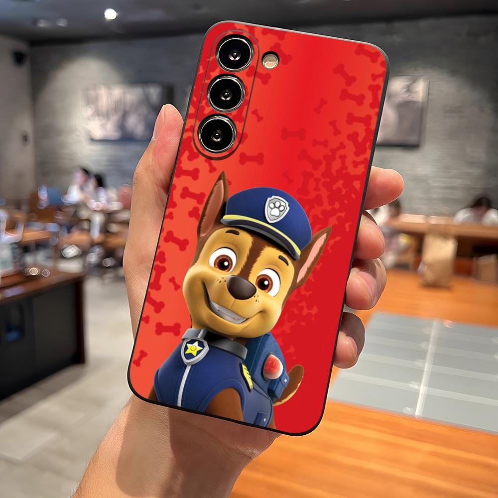Cartoon Paws P-Patrols Phone Case For Samsung S23 Ultra S24 S22 S20 Fe S21 Plus A54 A34 A24 A53 A13 A16 Back Cover