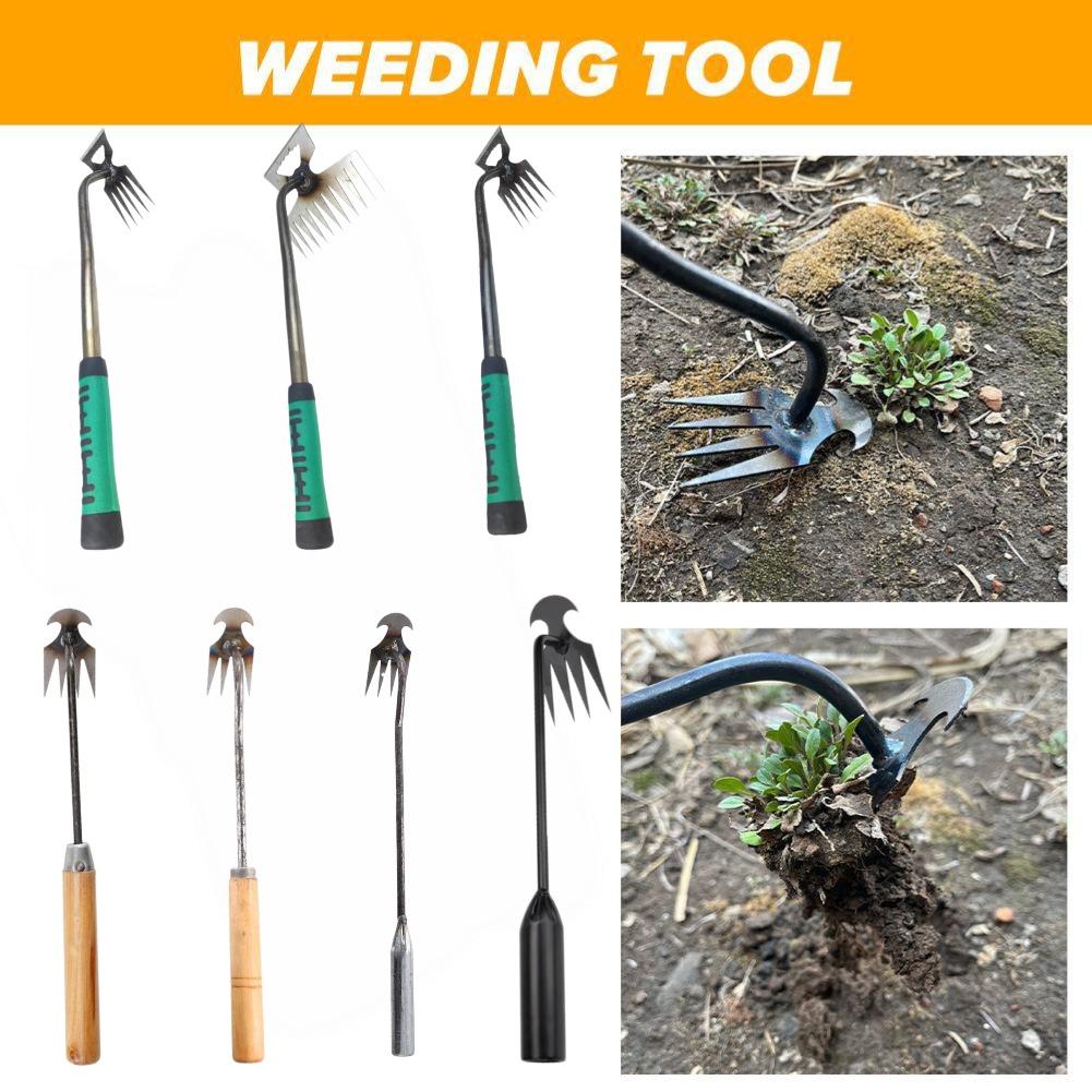 Garden Weeding Tool 30/40/50cm Weed Extractor Removal Agricultural Bonsai Tool Garden Supplies Horticulture for Home Outdoors
