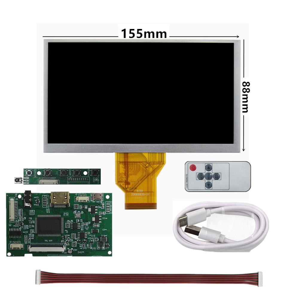 6.5 Inch AT065TN14 Multipurpose LCD Display Screen Driver Control Board Audio HDMI-Compatible Raspberry Pi computer PC Monitor