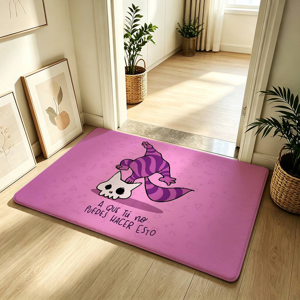 Anime C-cheshire-cat Cute Carpet Bathroom Anti-slip Mat Door Mat Home Decoration Mat Entrance Door Mat Scratch-resistant DoorMat