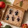 Christmas Advent Calendar with and Acrylic Tree Ornaments