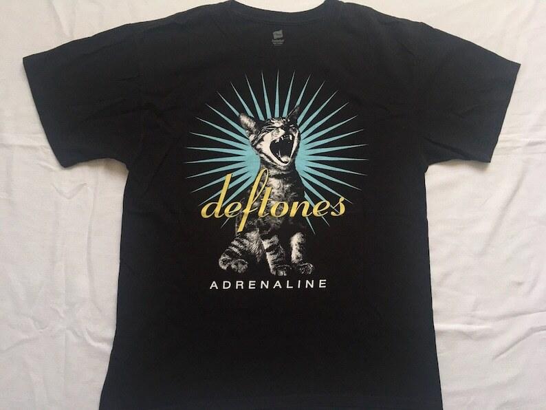 Deftones Around The Fur Cat Band Vtg Black Unisex Tshirt, Gift For Fan Unisex T-Shirt S