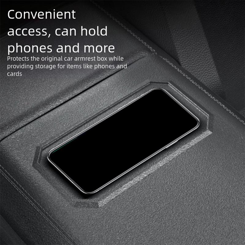 TPE Center Console Armrest Cover for Cybertruck 2024 Scratch Resistant Protector with Seamless Fit and Designed for Pets