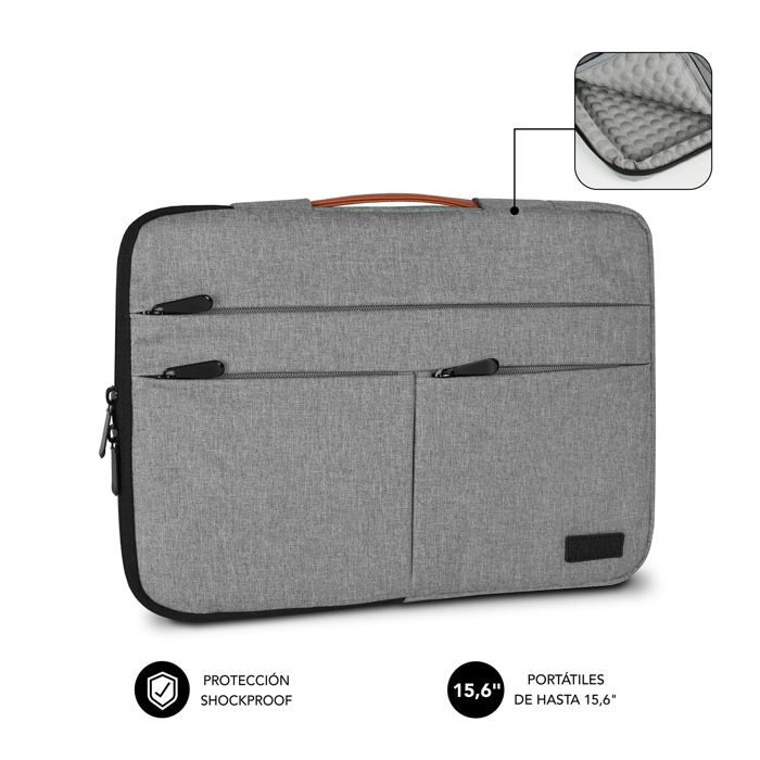 Housse Air Padding 360 Sleeve 15,6" - Gris