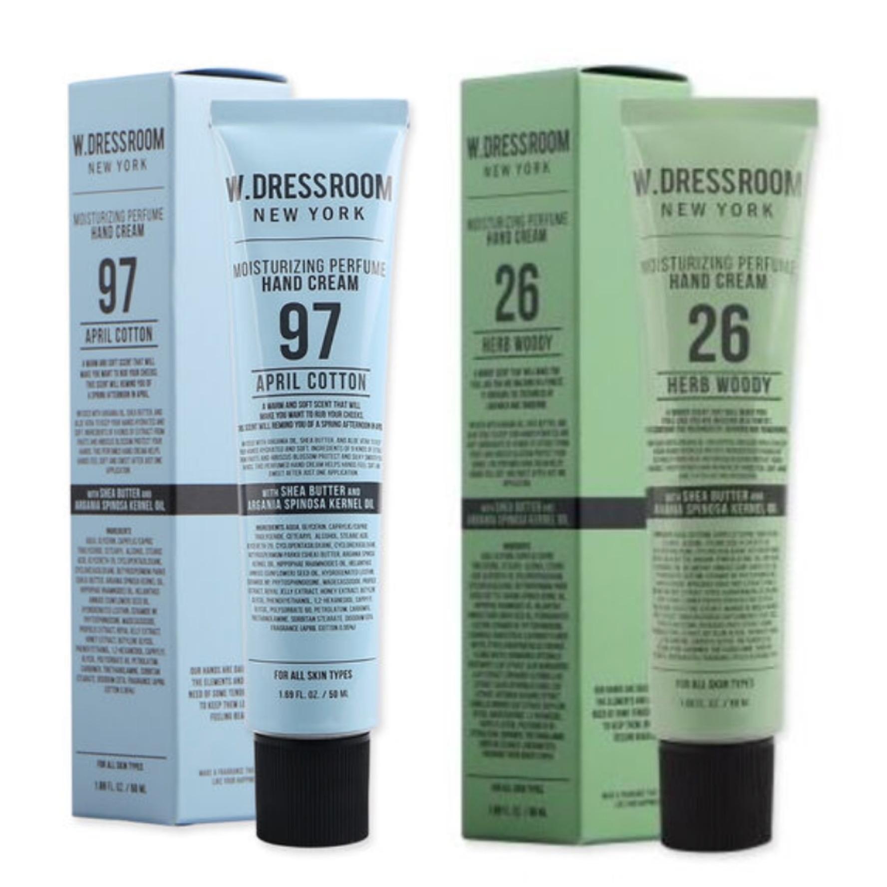

W.Dressroom Perfume Hand Cream 50 мл * 2 шт. - 36 вариантов [Любимый аромат BTS!] #97April+#26Herb