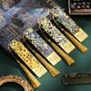 Retro Oil Painting Bookmark: Exquisite Metal Souvenir for Teacher's Day and Back-to-School Gifts