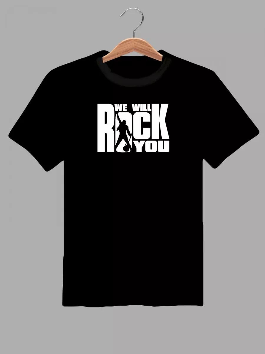 Rock print T-shirt M