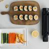 Sushi Maker Kit with Push-Button Release DIY Rice Mold Roller for Homemade Sushi Onigiri BPA-Free Plastic Fun Kitchen Tool for Sushi Lovers Kids
