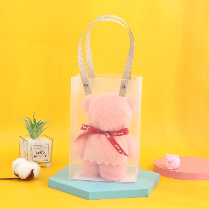 

Мягкое и впитывающее полотенце «Маленький мишка» для свадьбы и праздника 30*30cm No Packaging