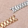 ONEStainless Steel Watchband For MK Three-Eye Watch MK6985/6986 MK2425/2433 Notch Strap Metal Watch Chain 16x8mm 18x10mm 20x12mmMN