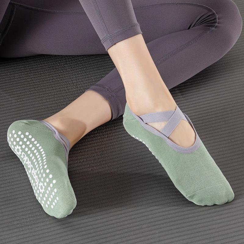 Women's Non-Slip Yoga Pilates Summer Socks for Indoor Fitness and Running