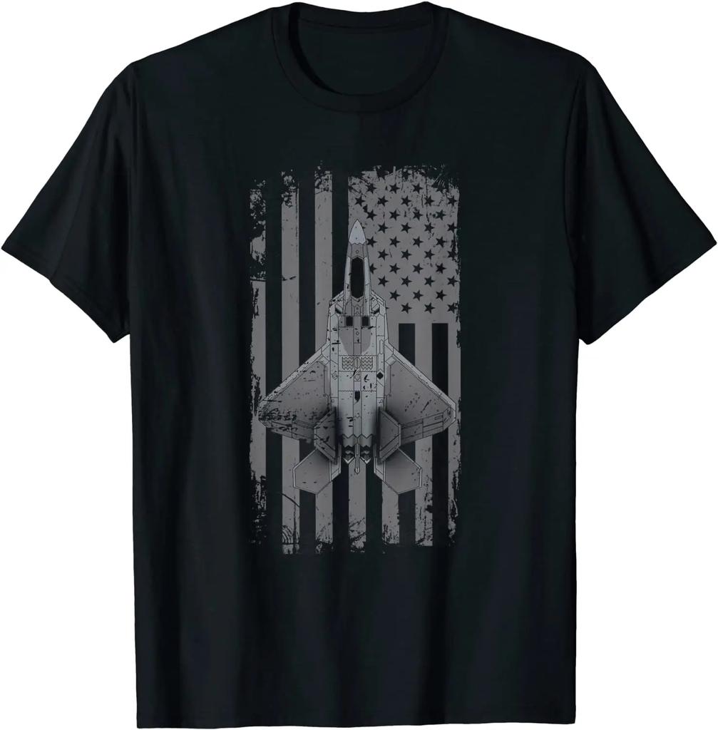 F22 Raptor Military Pilot Unisex TShirt Short Sleeve Casual 100 Cotton ONeck Summer Tees
