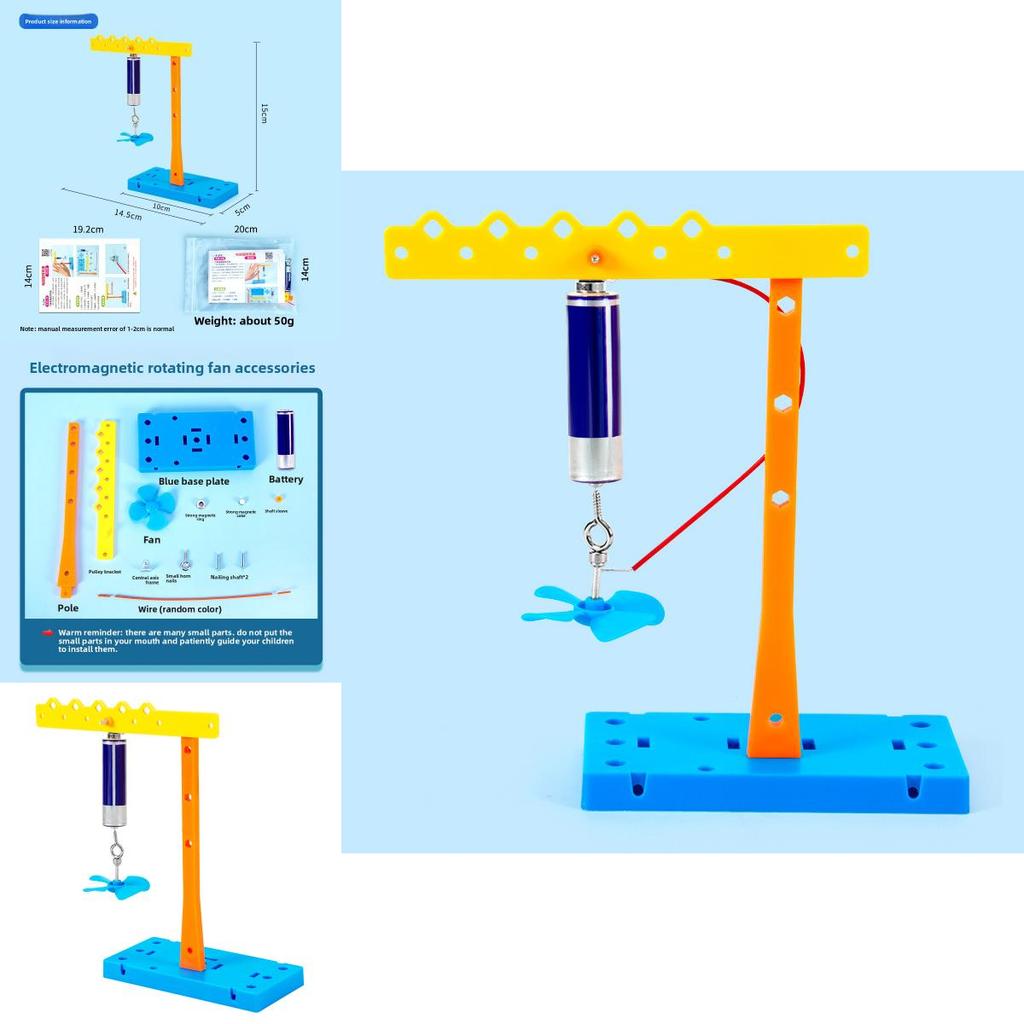 Expérience Scientifique DIY Ventilateur Rotatif Électromagnétique Avec Kit Vapeur Pour Enfants Éducatif Amusant