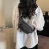Vintage Denim Chest Bag Women Crossbody Bag Large Capacity Shoulder Bag