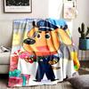 Labrador Sheriff Theme Blanket Suitable For The Sofa Camping And Travel Made Of Soft Flannel Material An Ideal Gift For Occasions Such As Birthday