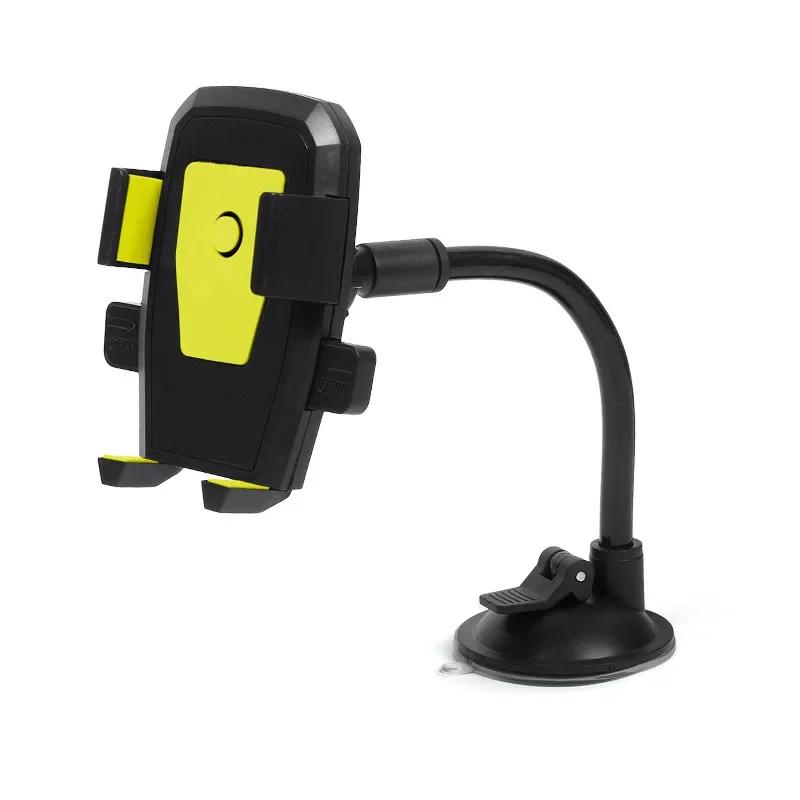 New Car Phone Holder Bracket Mount Cup Holder Universal Car Mobile Support Suction Windshield Phone Locking Car-Accessories