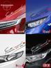 Honda Civic CRV Fit Accord Scheinwerfer-Augenlid & Motorhauben-Deko-Aufkleber für die Auto-Individualisierung