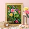 Flowers Diamond Painting Full Drill Peony Arrival Diamond Embroidery Home Decoration Diamond Art