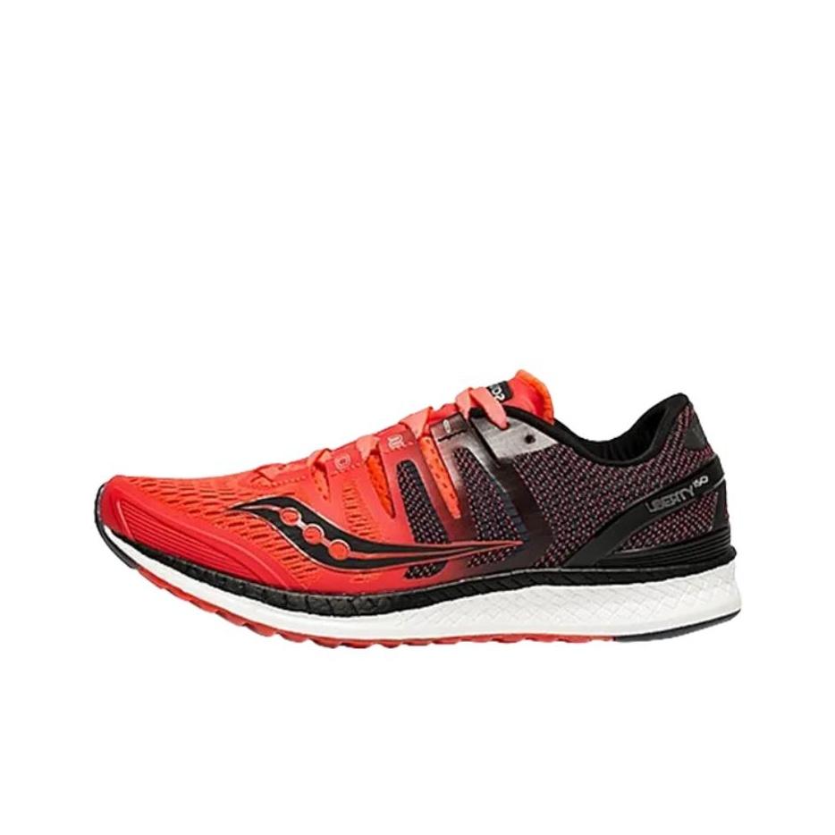 SAUCONY Liberty Iso Red Black Women Sneakers Grey S10410-2
