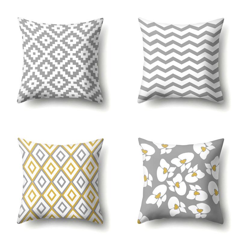 Polyester Pillowcase Automobile Decoration Home Printed Pillowcase