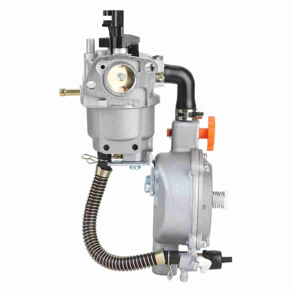 Aluminum Material Dual Fuel Carburetor Pressure Regulator Gas Carburetor Adapter for GX160