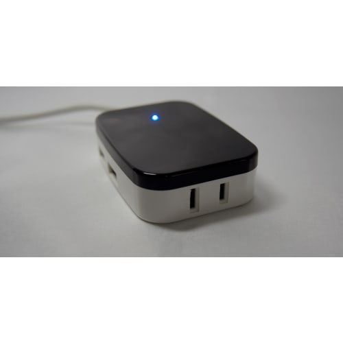 Meltec Car Inverter Mobile Tap 2way (USB & Outlet) DC12V 1 Outlet 30W 2 USB Outlets 2.1A Black Meltec MTU-30K