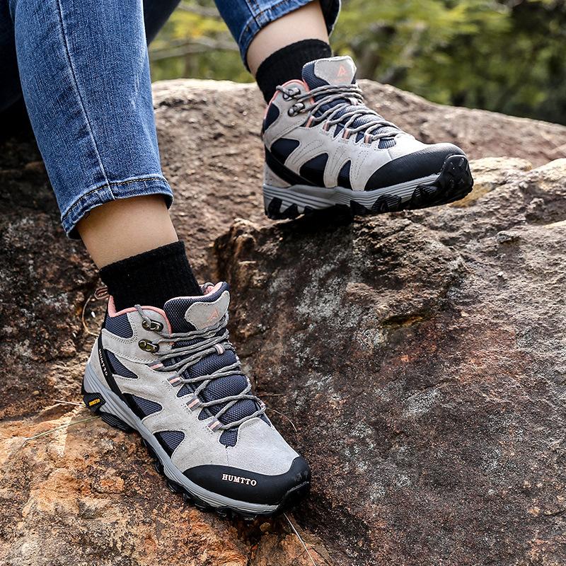 Hantu professional outdoor hiking shoes autumn and winter waterproof and non-slip climbing shoes camping off-road hiking shoes