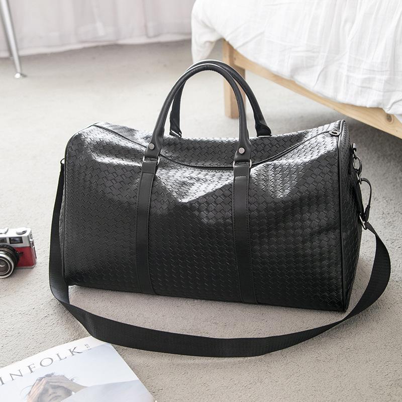 Large Capacity Waterproof PU Travel Bag for Men and Women