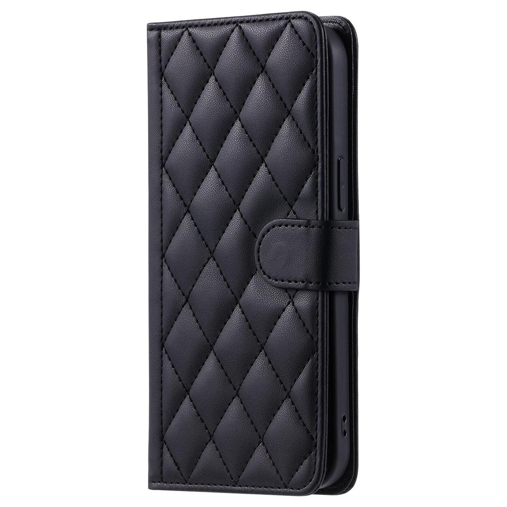 Flip puzdro Motorola Edge50 Fusion z koženky s vzorom psích zubov, slotom na karty a šnúrkou pre G84 5G