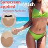 Silicone Suncream Roller Applicator Refillable Oval Isolation Lotion Cream Bottles Stitching Color Cosmetics Tool Travel