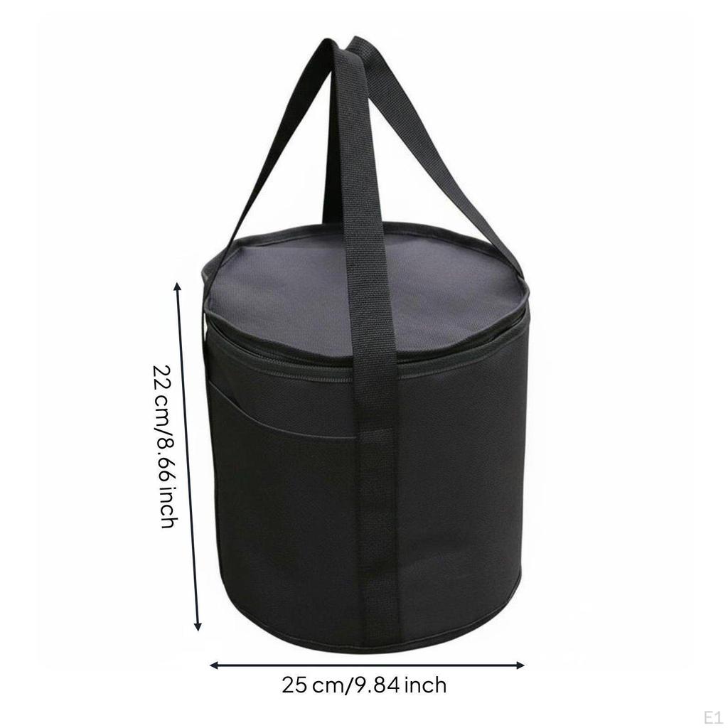 Cookware Organizer Bag Insulated Camping Storage WearResistant Large Capacity Outdoor Tote for