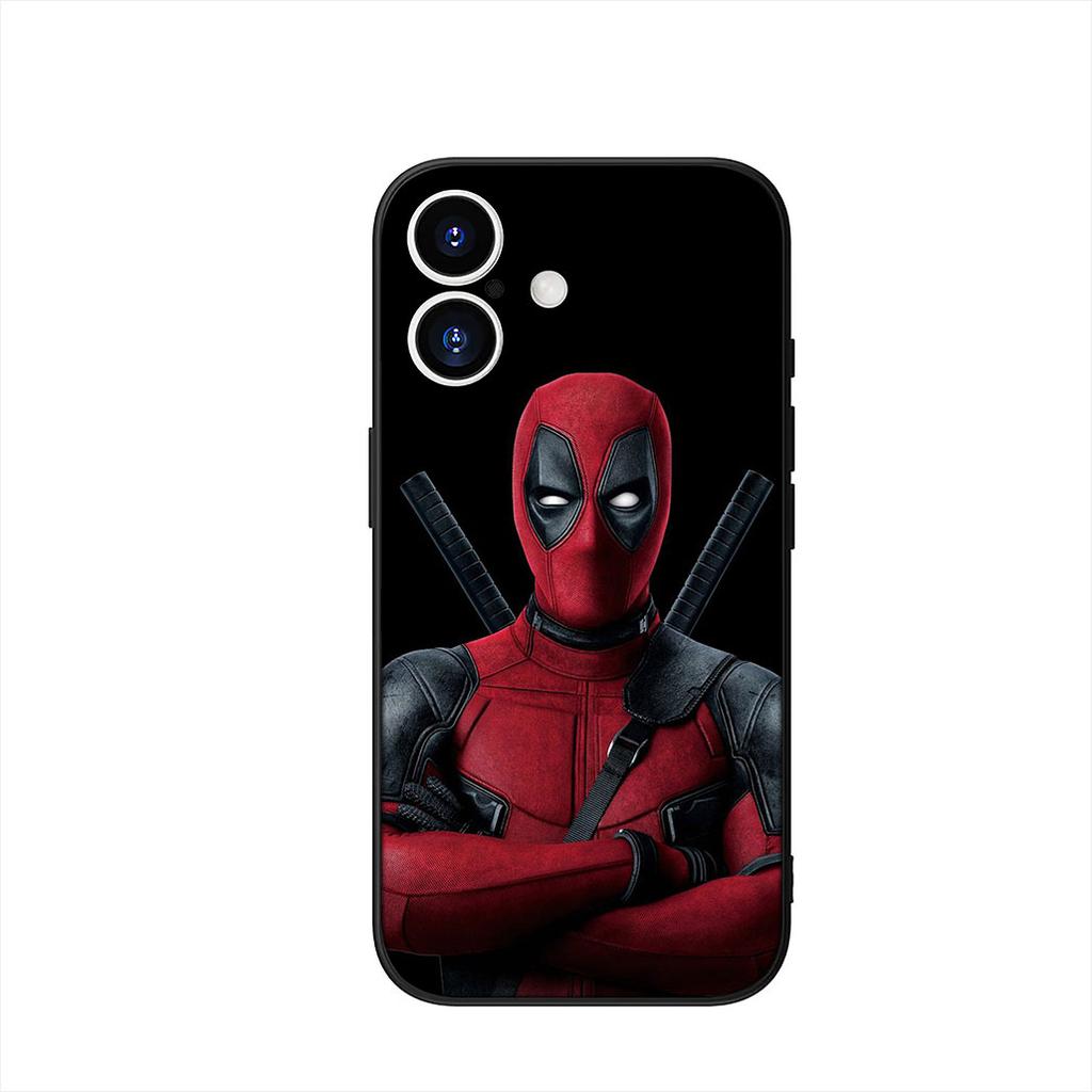 Phone Cover for Apple iPhone 17 16 11 Pro XS Max 16E 6 7 8 Plus SE 2022 X XR 6S Air Case Super hero Marvel Deadpool Superhero