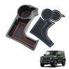 Coleya Console Center Storage Box for Suzuki Jimny ABS Material with Rubber Easy Car Accessories Tray, JB64S/JB74W (AT Models), 3-Color Mat, Non-Slip,