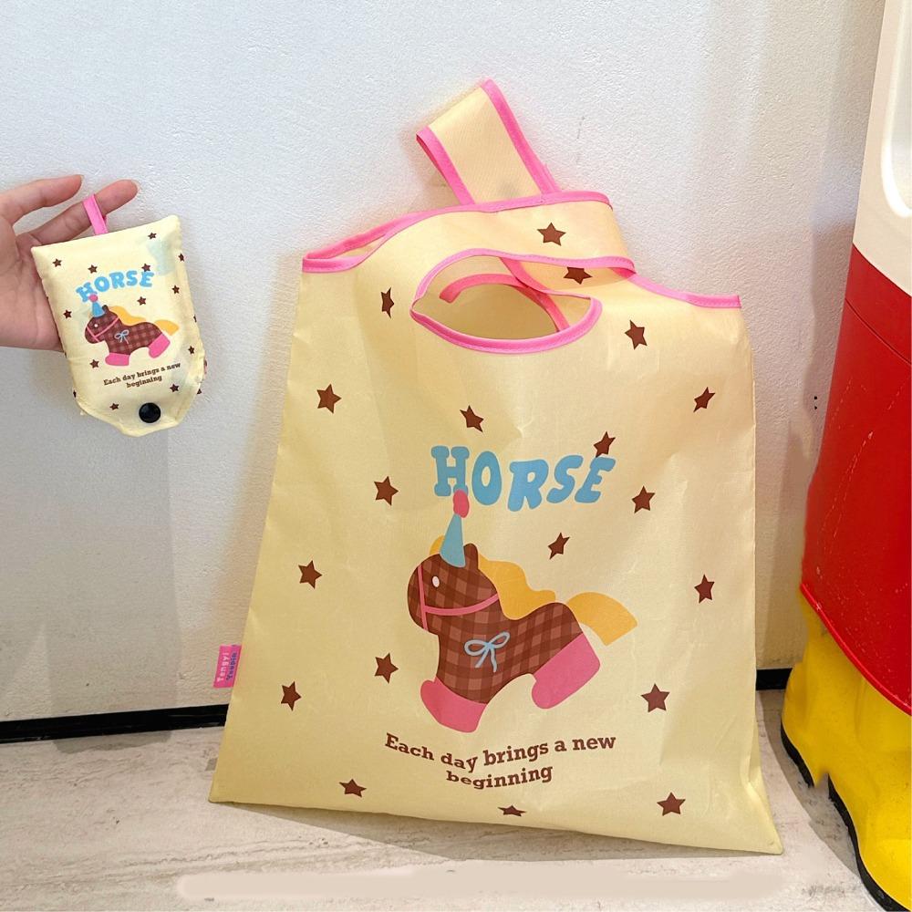 

Kawaii Eco-Friendly Bag Reusable Supermarket Storage Bag Tote Bag Foldable Shopping Bag Men Style 2
