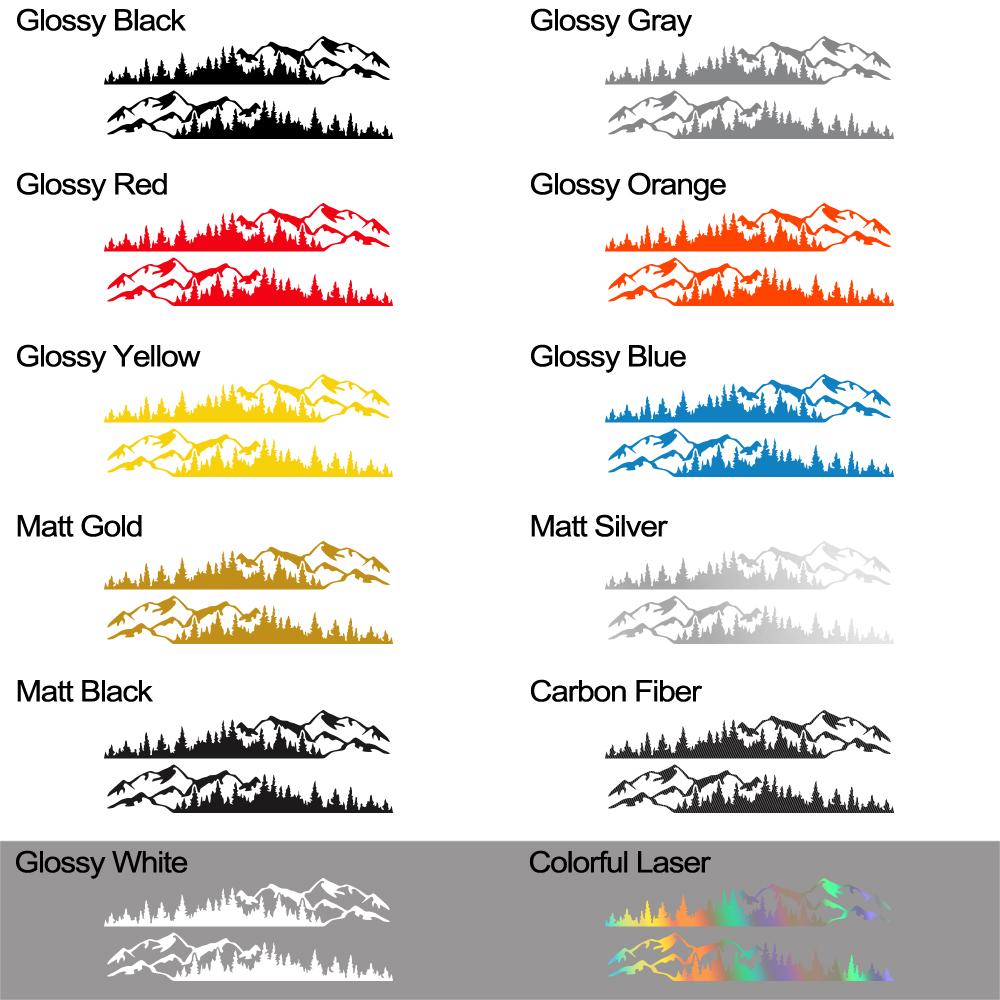 Grafik Berg Bäume Styling Aufkleber Van Wohnmobil Karosserie Seite Dekor Aufkleber Wohnmobil Wohnwagen Vinyl Dekoration Auto Tuning Zubehör