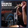Dual Wireless Handheld Microphone & Trolley Speaker for Live Broadcasts and Home Karaoke