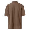 Men's Vintage Button Down Bowling Shirts Short Sleeve Summer Beach Shirt
