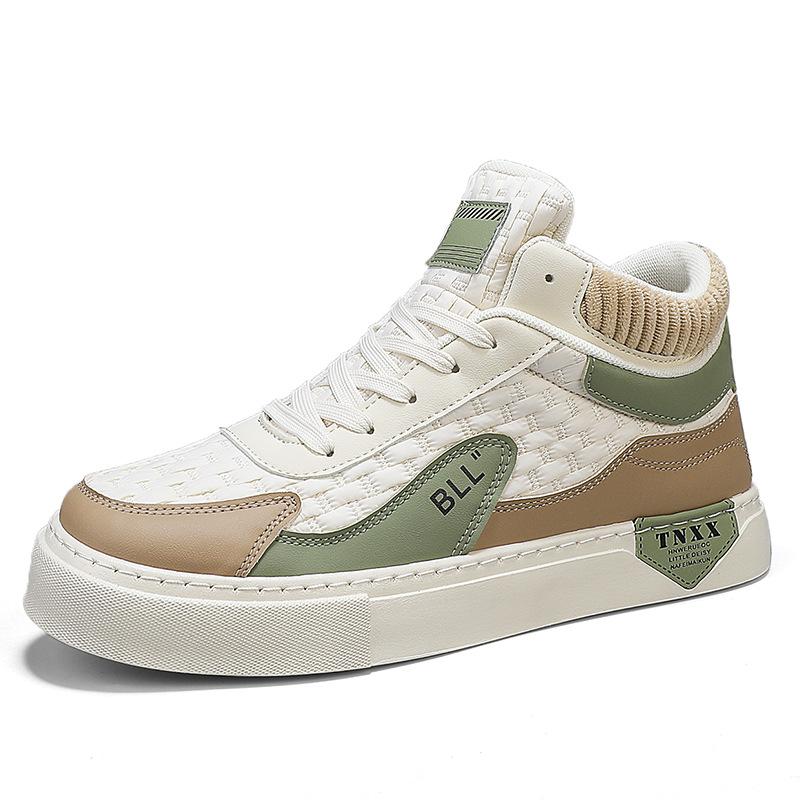 Herbst High-Top Herrenschuhe neu atmungsaktiv lässig Outdoor vielseitig Plateau Sportschuhe Herren
