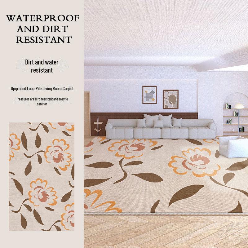 

Высококачественный петлевой ворсовый ковер в винтажном стиле — нескользящий, устойчивый к грязи, простой в уходе напольный коврик для гостиной и кровати. 80x120 cm