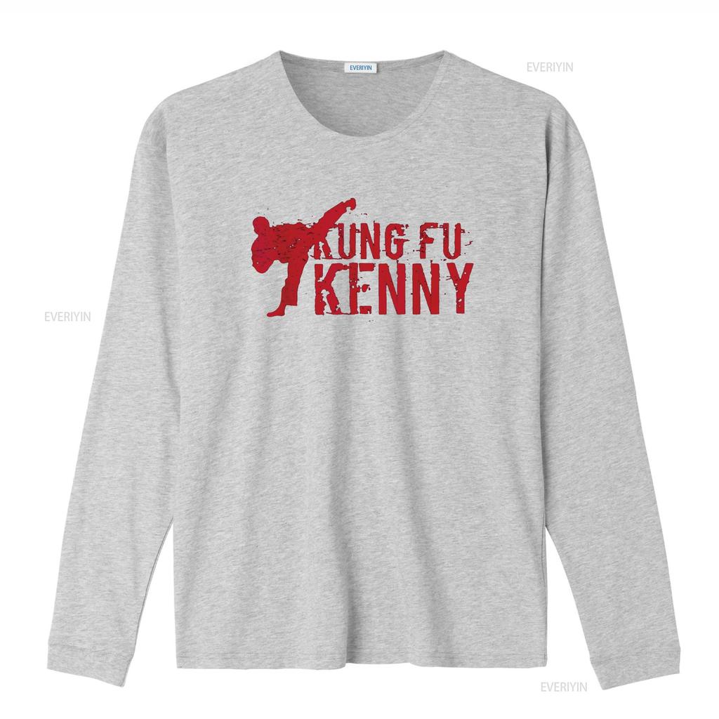 kung fu kenny T shirt vintage Washed streetwear fashion homme Stylish Slightly Breathable graphic designer clothes Casual