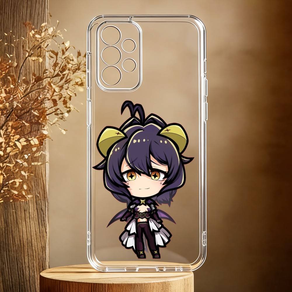 Sprudelndes Magical Girls Manga Handyhülle für Samsung Galaxy A71,A70,A52,A51,A40,A30 Transparente Hülle