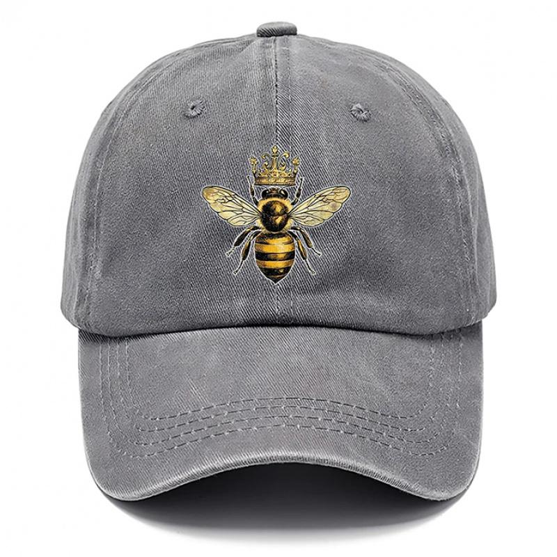 Stück Kronen-Bienenmuster Baseballkappe Trendige Hüte für Männer Designte Baseballkappe für Frauen Atmungsaktive Kappen Verstellbare Papa H