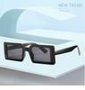 Small Shades Woman Sunglasses Black Fashion Square Glasses Vintage Retro Glasses Female Unisex Oculos Feminino