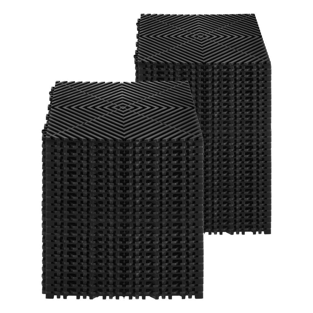 Drainage Mat Modular Floor Tile 12” X 12” Interlocking Drainage Cushion