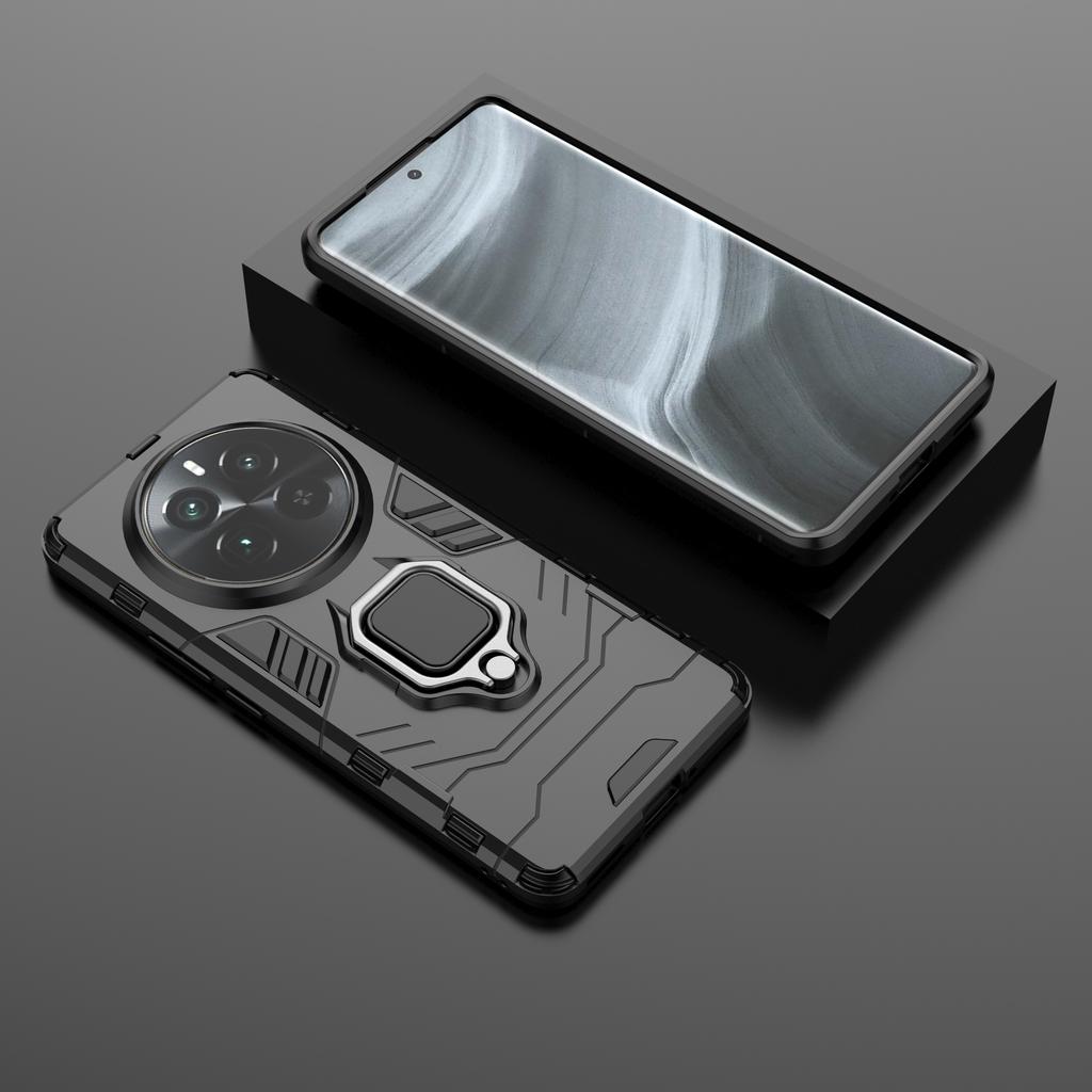 For Realme 12 Pro+ 5G/Realme 12 Pro 5G Shockproof Phone Case Ring Holder Kickstand Phone Cover