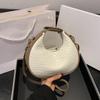Ladies' PU Leather Shoulder Bag Solid Color Lattice Crossbody Bag Small Luxury Bag Trend Fashion